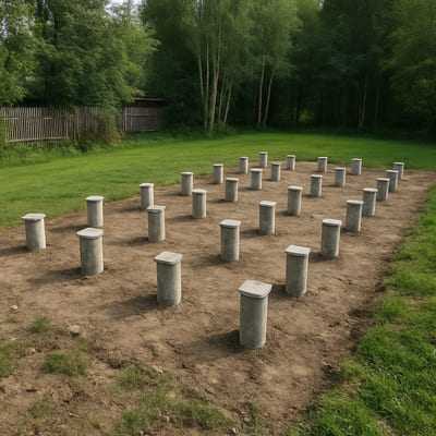 Столбчатый под террасу 4×12